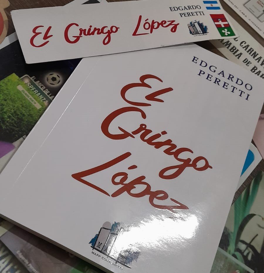 La portada del nuevo libro del escritor y periodista, Edgardo Peretti.