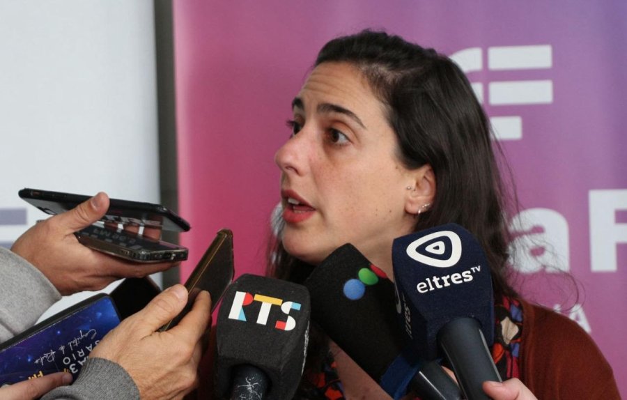 La secretaria de Asuntos Penales del Ministerio de Justicia y Seguridad de la provincia, Luc&iacute;a Masneri.