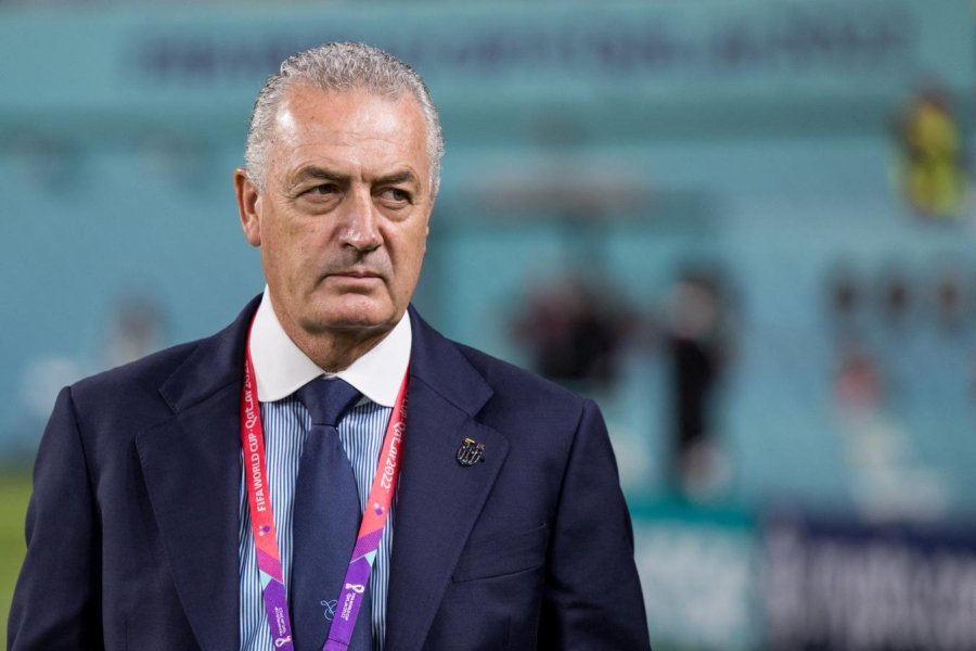 GUSTAVO "LECHUGA" ALFARO. El director t&eacute;cnico de Rafaela el lunes hizo historia al rescatar un empate con su Selecci&oacute;n de Costa Rica ante Brasil.