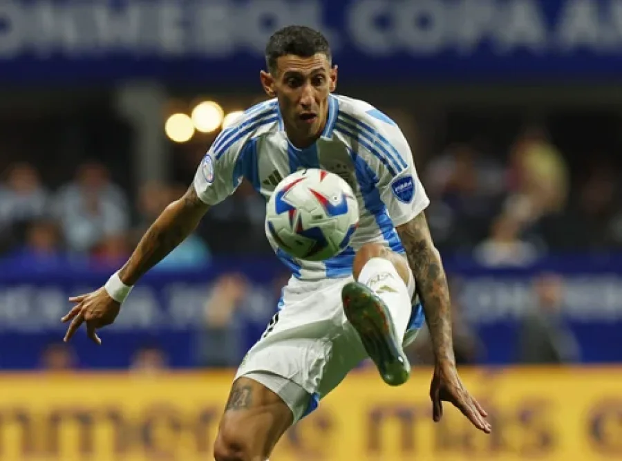 El argentino &Aacute;ngel Di Mar&iacute;a en acci&oacute;n.