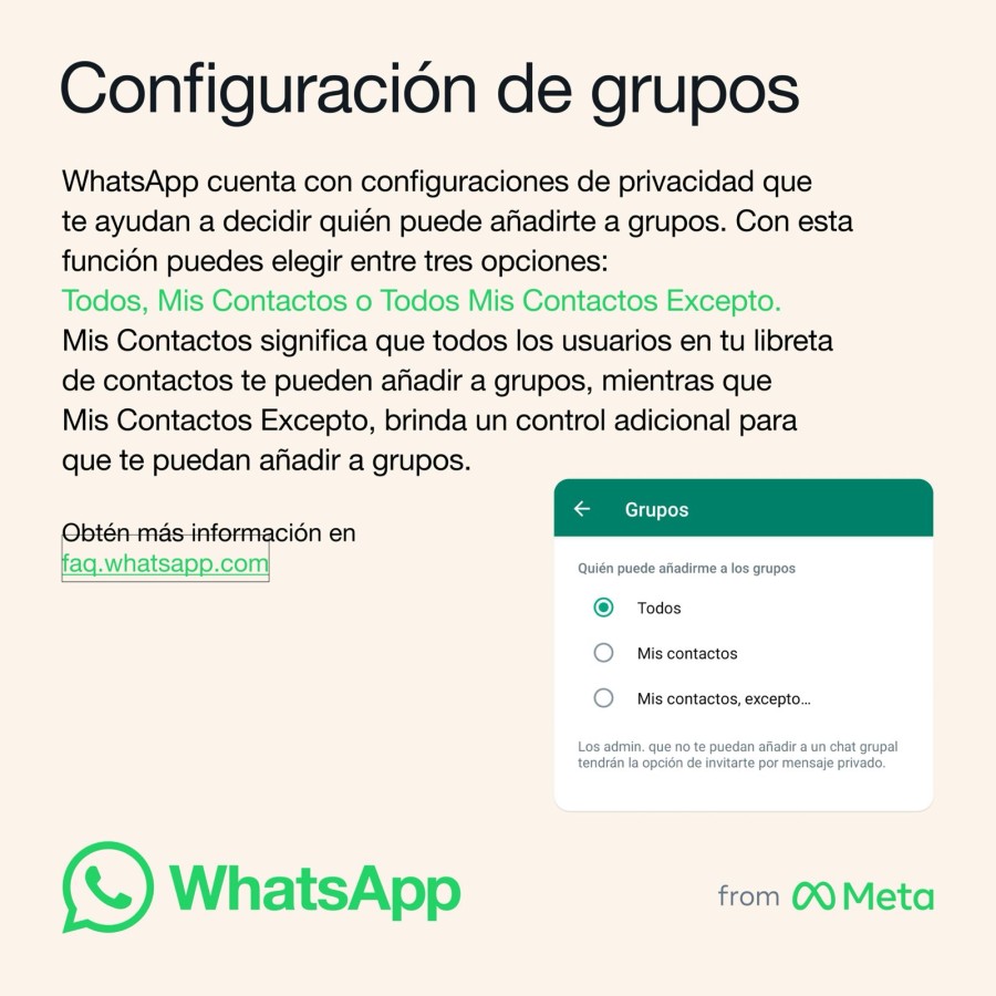 La aplicaci&oacute;n Whatsapp cuenta con filtros de seguridad que hay que activarlos.