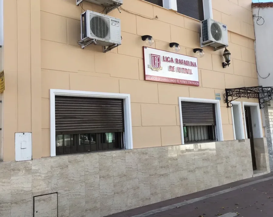 LA SEDE DE LIGA RAFAELINA DE F&Uacute;TBOL, EN RIVADAVIA 328