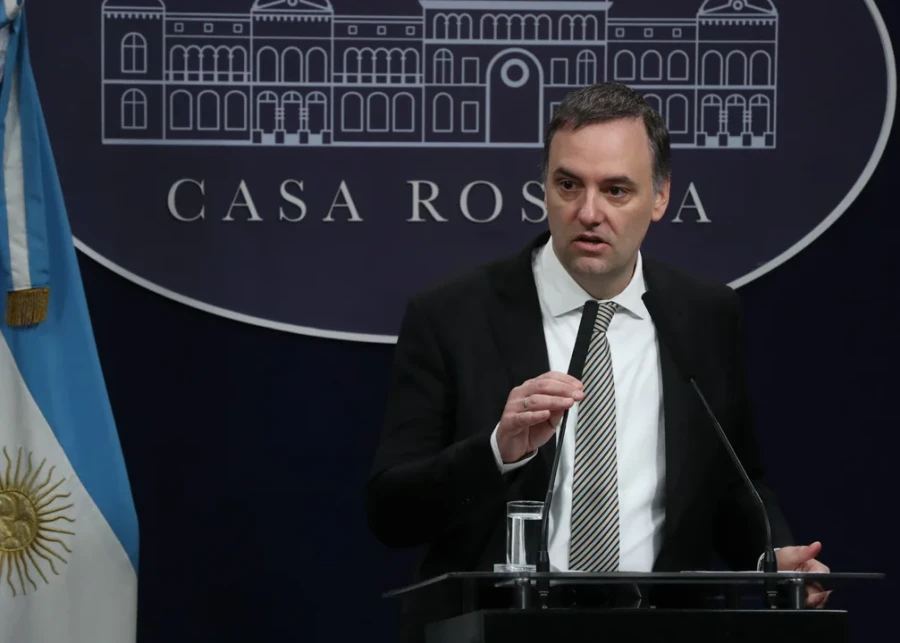 El vocero presidencial, Manuel Adorni.