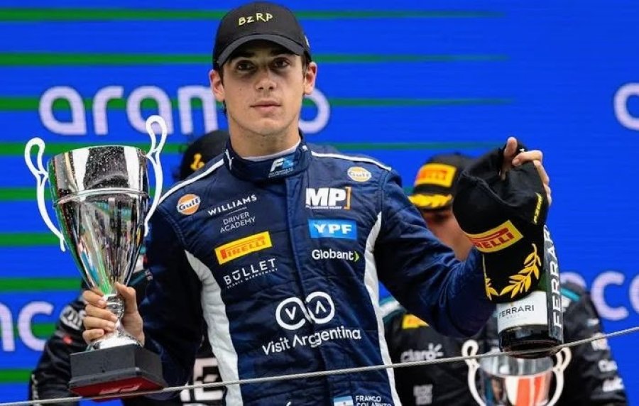 Franco Colapinto fue segundo el pasado domingo en la carrera de F2 disputada en Austria.