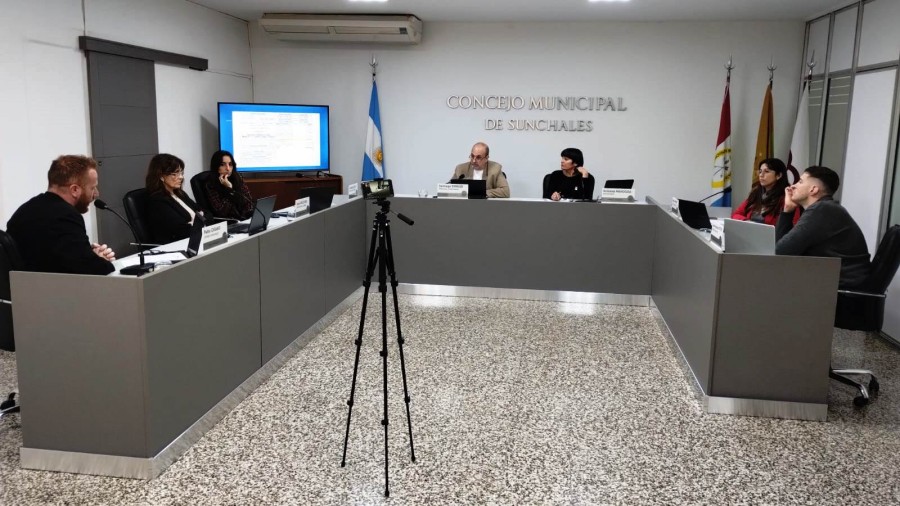 SESI&Oacute;N. Los ediles en uno de sus encuentros semanales.