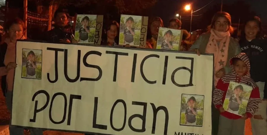 Vecinos, allegados y familiares fueron hasta Goya para pedir por Loan.