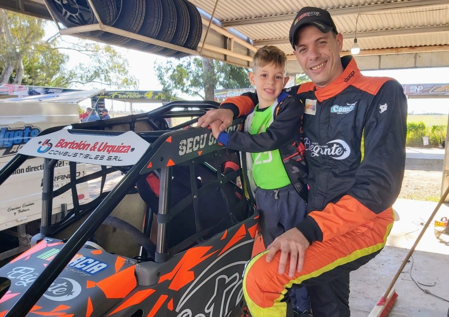 Ezequiel Garc&iacute;a logr&oacute; su primer campeonato en el Midgets del Litoral.