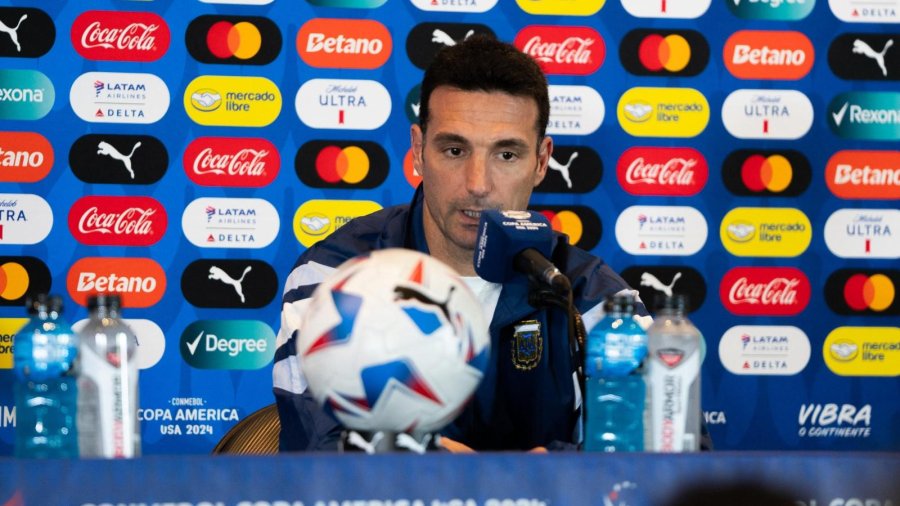 SCALONI EN LA PREVIA DE ARGENTINA - CANAD&Aacute;