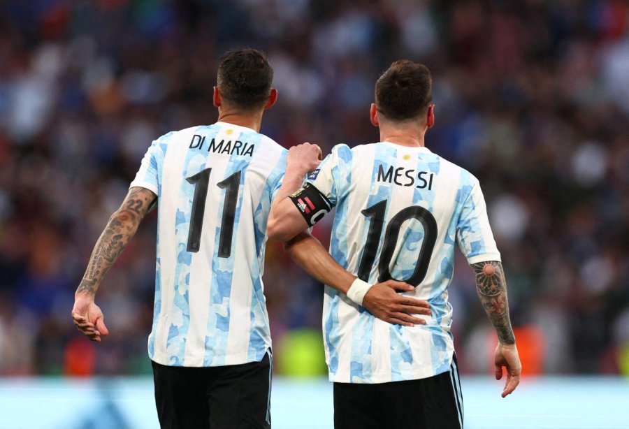 DI MAR&Iacute;A Y MESSI, JUNTOS DESDE EL INICIO