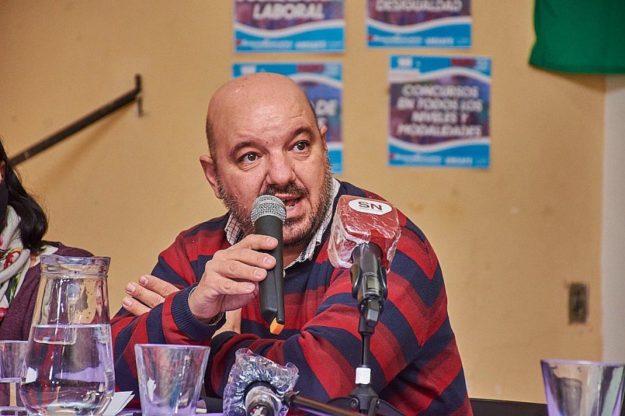 RODRIGO ALONSO. El secretario general de Amsafe se refiri&oacute; a las nuevas paritarias que se vienen.