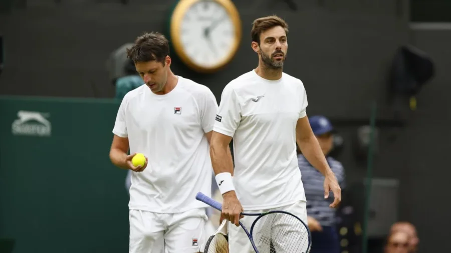 Zeballos y Granollers quedaron eliminados en semifinales de Wimbledon.