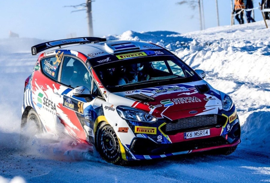 Diego Dom&iacute;nguez es uno de representantes paraguayos en el WRC.
