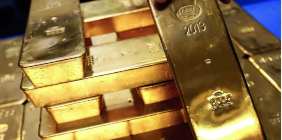 Imagen de los lingotes de oro que pertenecen al Banco Central de la Rep&uacute;blica Argentina (BCRA).