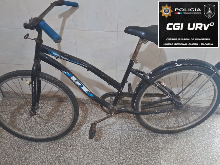 Un televisor robado y una bicicleta fueron secuestrados por la Polic&iacute;a.