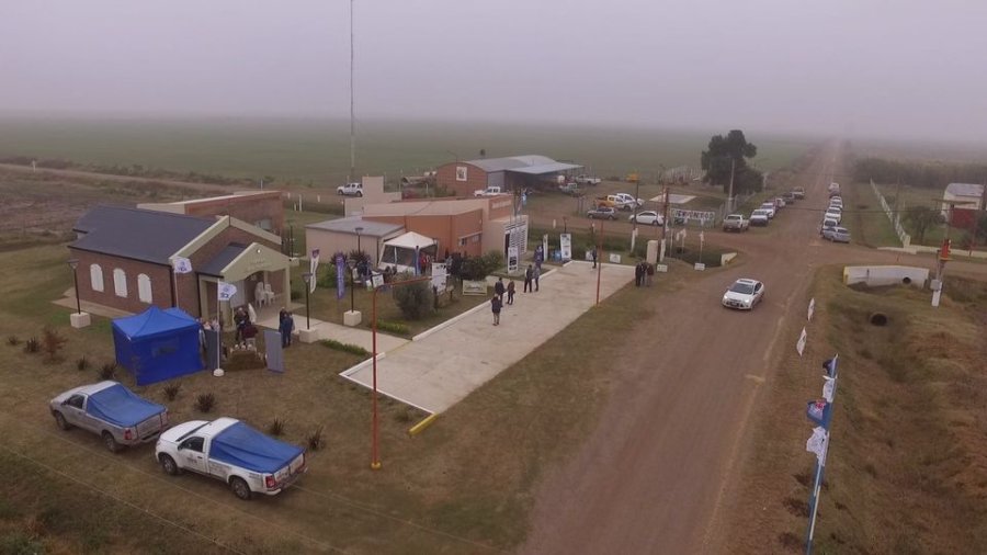 Vista de la localidad rural.
