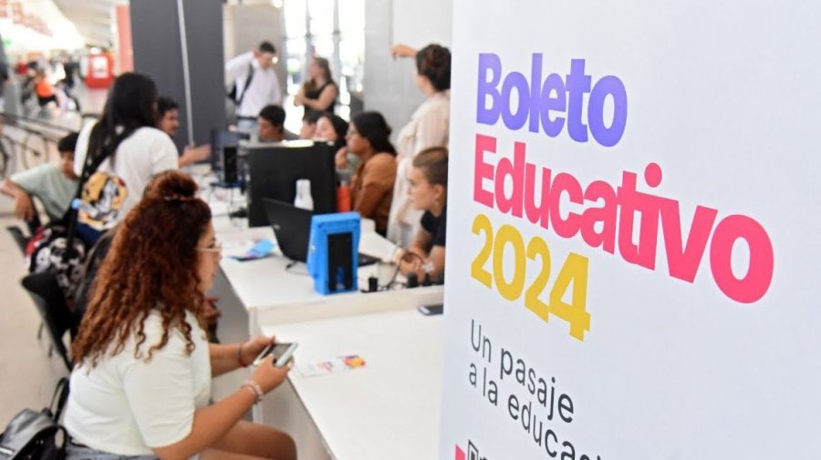 Tras el receso invernal en la Provincia de Santa Fe, se reactiva el Boleto Educativo.