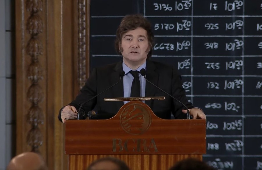 Javier Milei, presidente de la Naci&oacute;n.