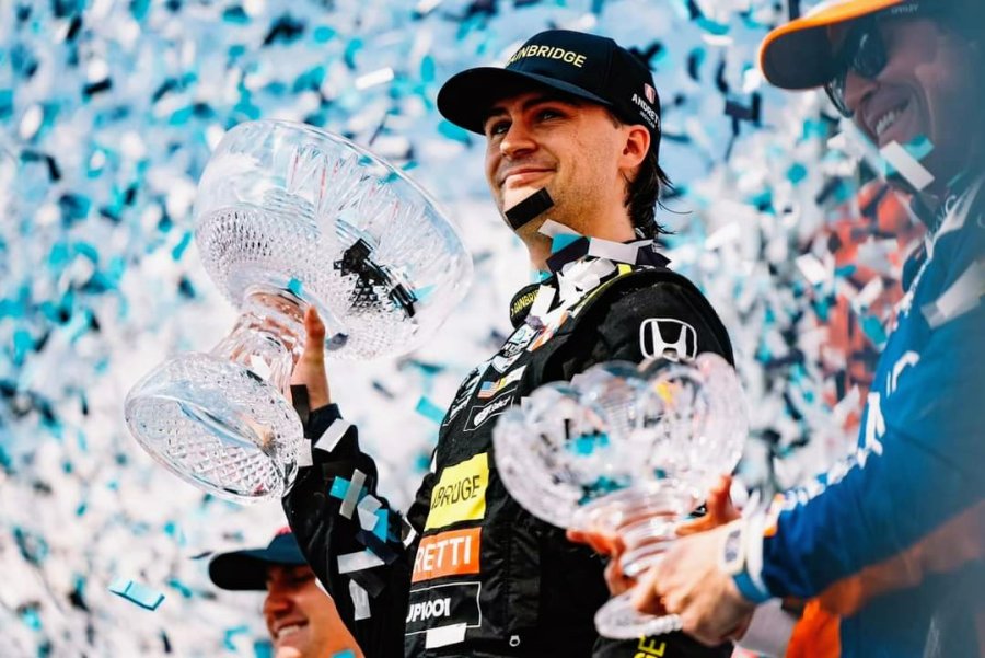 Colton Herta volvi&oacute; al triunfo luego de m&aacute;s de dos a&ntilde;os en la IndyCar Series.