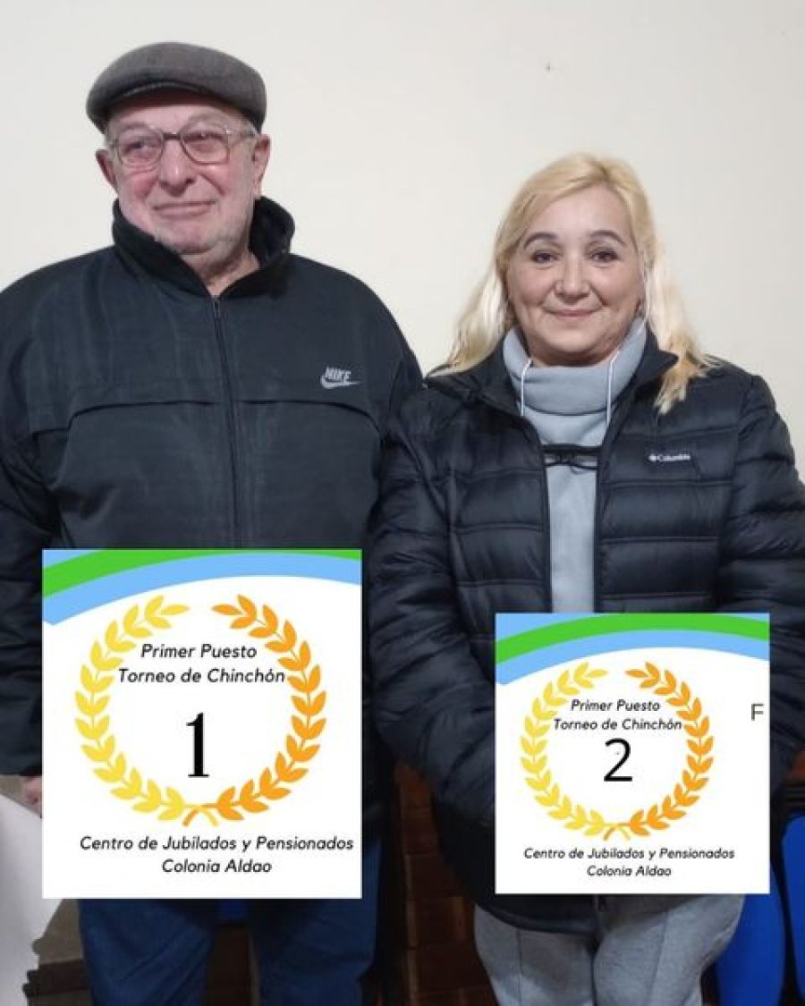 Los competidores que obtuvieron el primero y segundo puesto.
