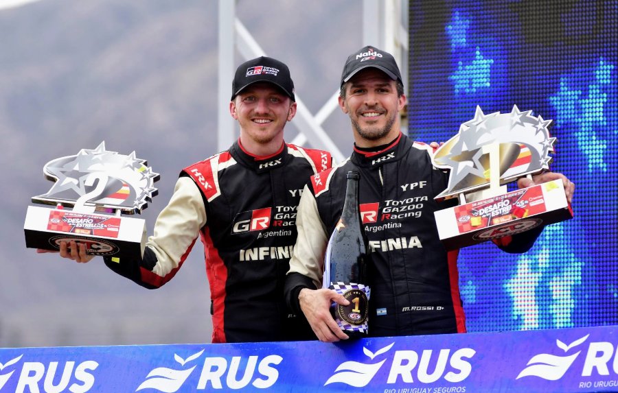 Andr&eacute;s Jakos (2&deg;) y Mat&iacute;as Rossi (1&deg;) le dieron el doblete a la marca Toyota en 2023.