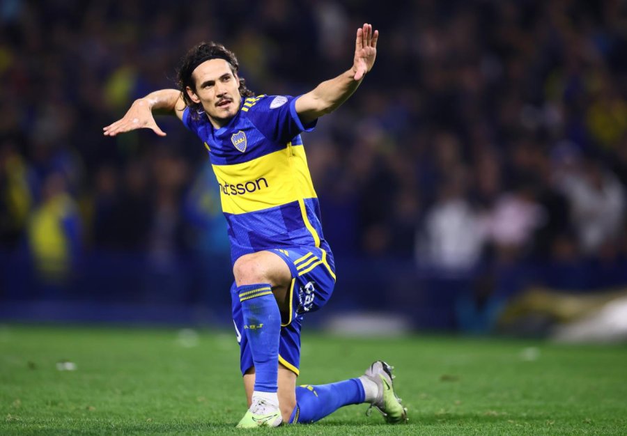 EL URUGUAYO CAVANI ANOT&Oacute; EL GOL PARA LA VICTORIA