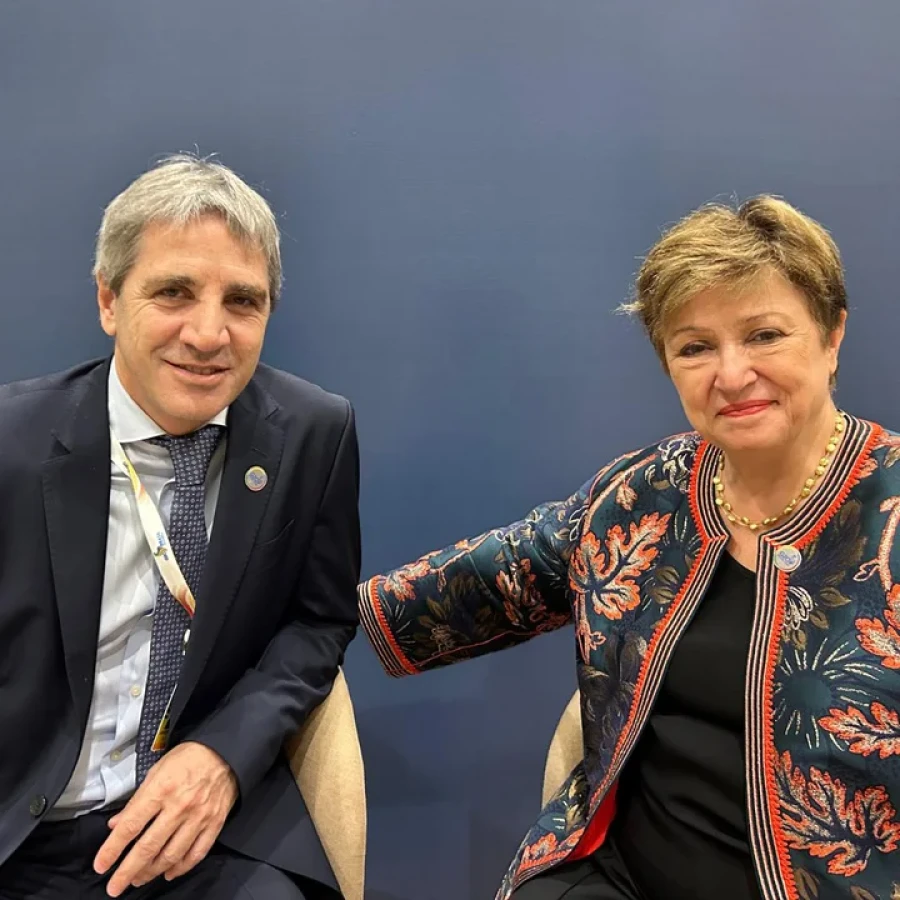 Georgieva y Caputo se reunieron en Rio en el marco de la Reuni&oacute;n de Ministros del G20.