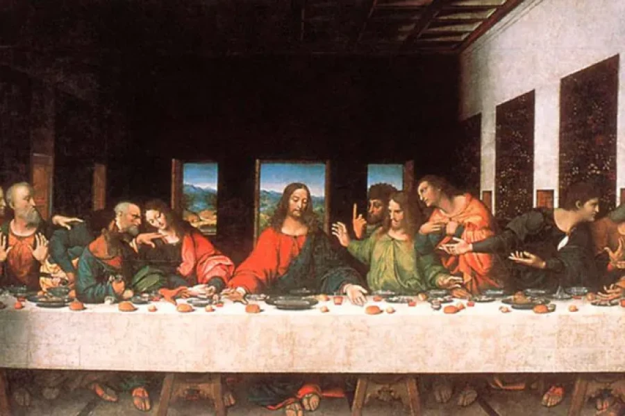 La &Uacute;ltima Cena, pintura de Leonardo Da Vinci.