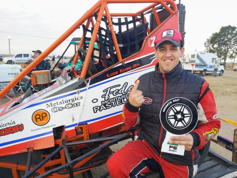 LUIS KUNZ. Consigui&oacute; su segunda victoria en el Midgets Show and Power.