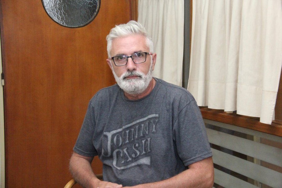 Mario Actis en una entrevista en LA OPINION.
