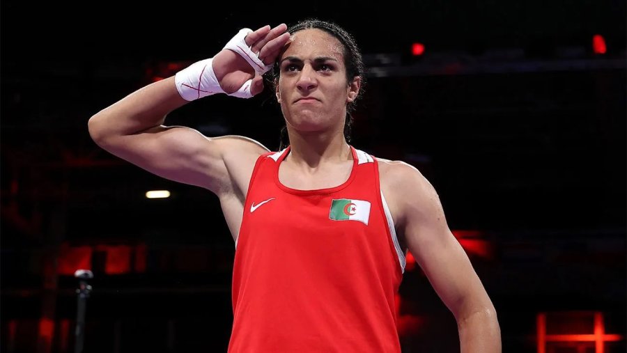 Imane Khelif venci&oacute; en la final a la china Yang Liu y gan&oacute; la medalla dorada