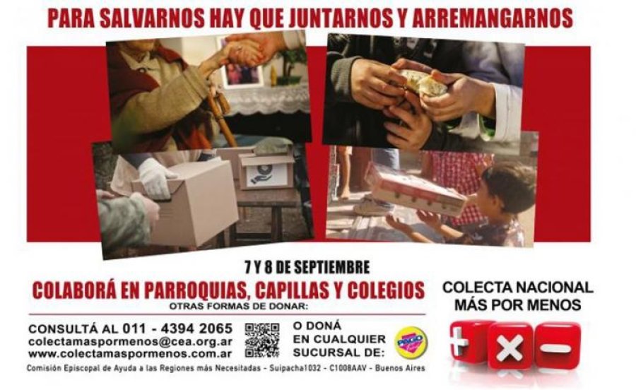 Promoci&oacute;n de la tradicional colecta anual.