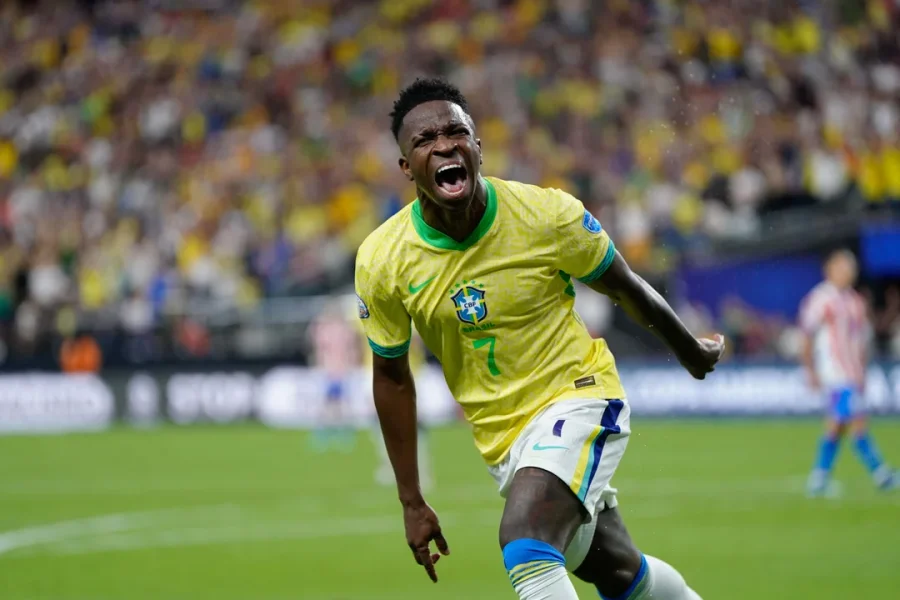 Vinicius Junior, una de las figuras del seleccionado de Brasil