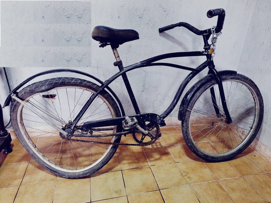 Una bicicleta playera de color negro similar a esta fue recuperada por la Polic&iacute;a de la Comisar&iacute;a N&deg; 13.