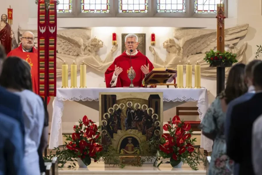 Celebraci&oacute;n de una Misa cat&oacute;lica.