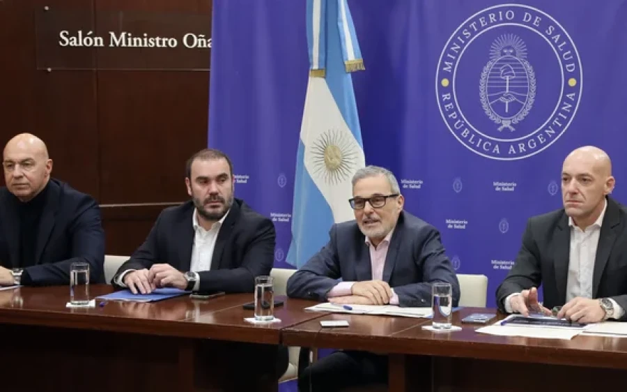 El ministro de Salud, Mario Russo.