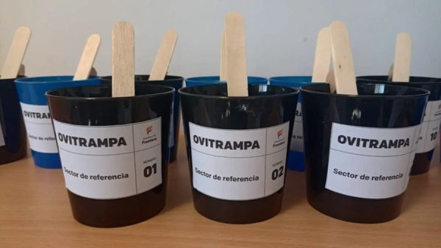 El Municipio comenz&oacute; a colocar estos artefactos para luchar contra el dengue.