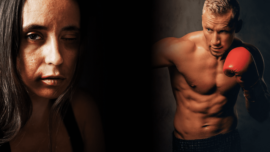 El boxeador le dio gran cantidad de golpes de pu&ntilde;o y patadas en diferentes partes del cuerpo a su expareja.