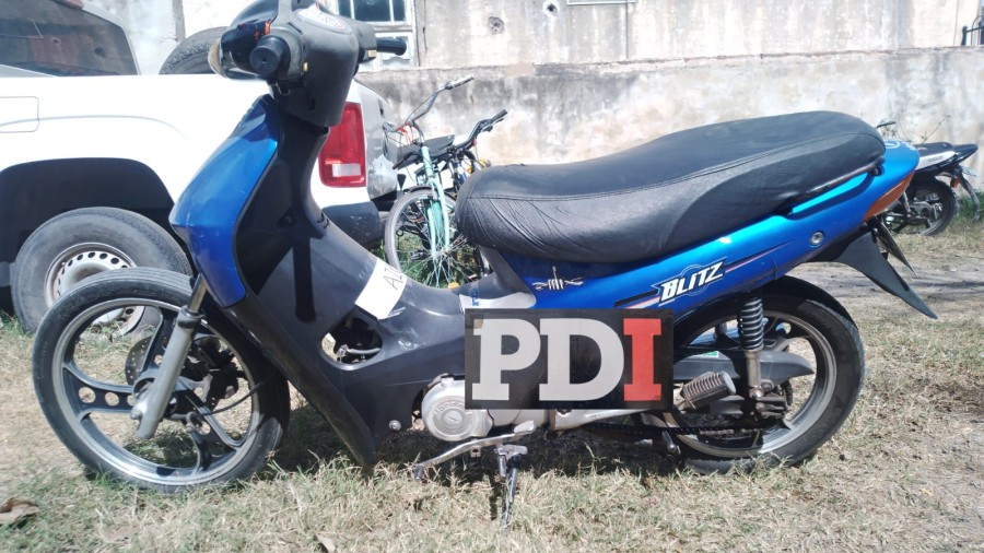 La moto secuestrada por el Municipio y buscada por la Polic&iacute;a de Investigaciones.