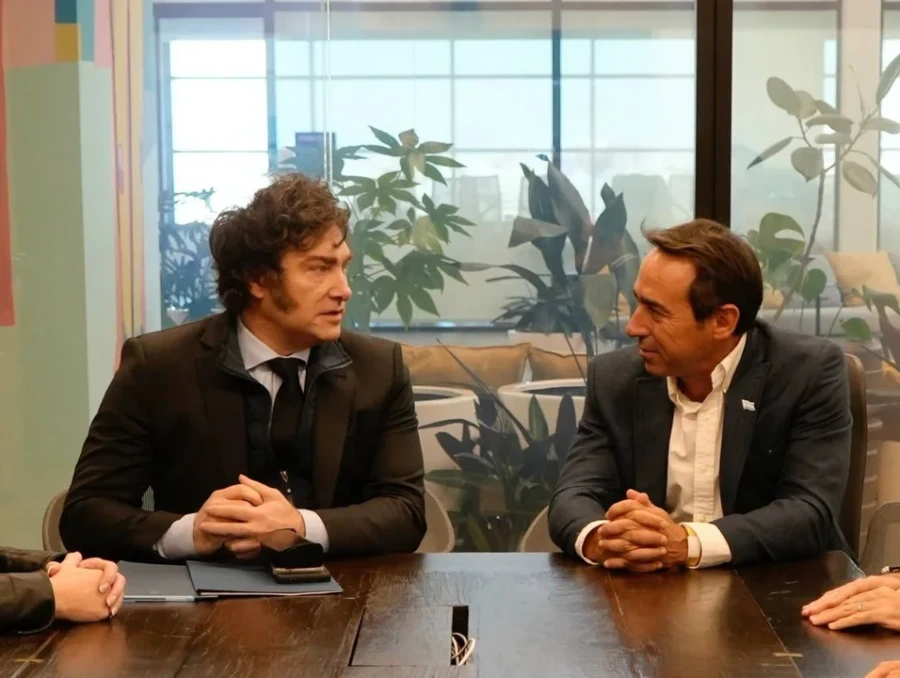 Javier Milei junto a Marcos Galper&iacute;n.
