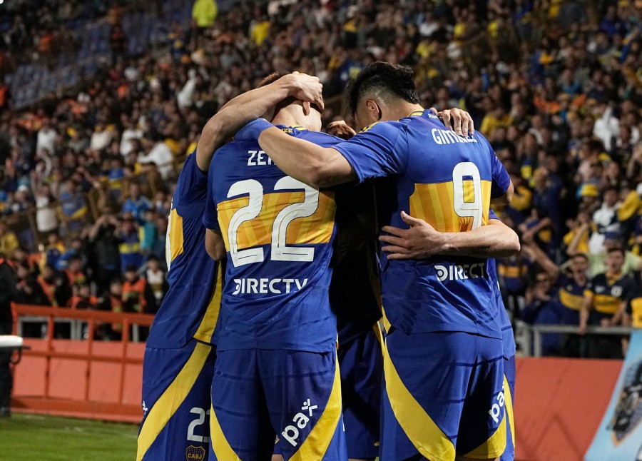 Boca festej&oacute; en los penales ante Talleres