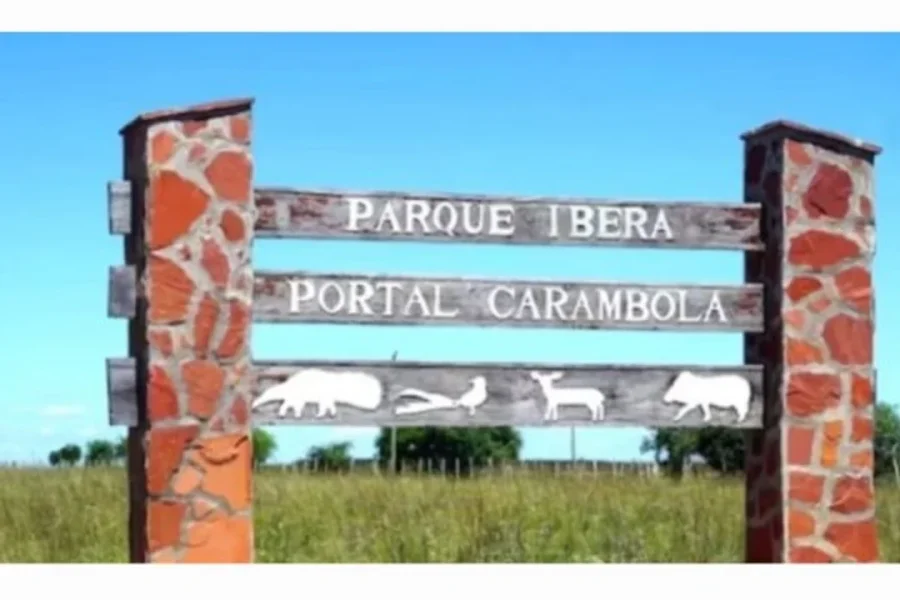Uno de los accesos al Parque Nacional Esteros del Iber&aacute;.