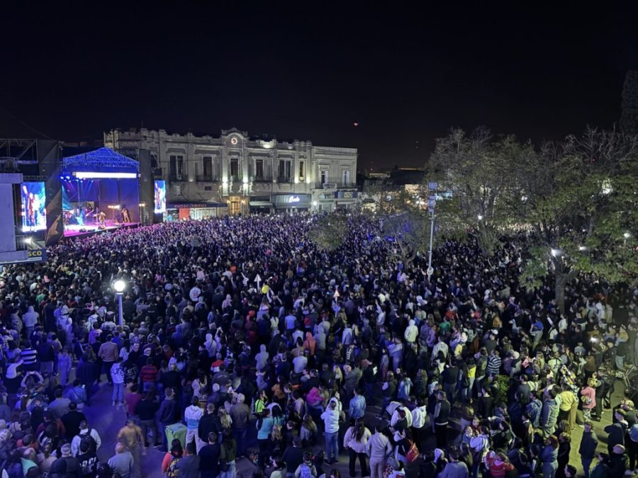 Una multitud se adue&ntilde;&oacute; de la Plaza San Mart&iacute;n.