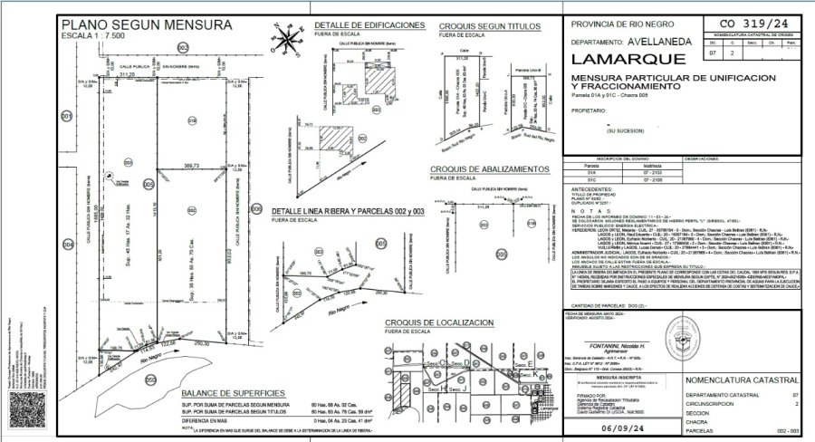 Digitlizaci&oacute;n de las mensuras.