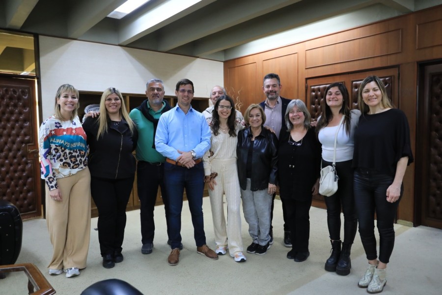 El intendente Leonardo Viotti se reuni&oacute; con Mar&iacute;a Fernanda &ldquo;Chachi&rdquo; Telesco.