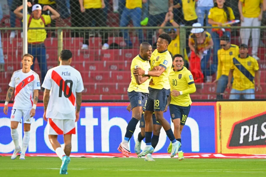 FESTEJO ECUATORIANO./ Fue un triunfo clave.