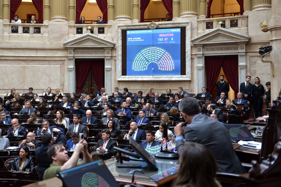 Con 153 votos afirmativos, 87 negativos y 8 abstenciones, Diputados ratific&oacute; el veto del Poder Ejecutivo a la reforma de la Movilidad Jubilatoria.
