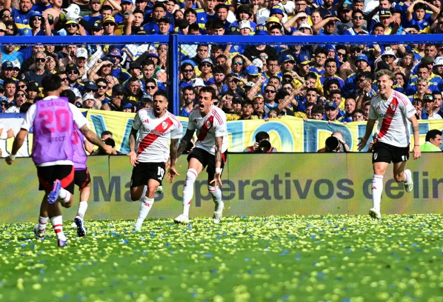 CON GOL DE LANZINI RIVER LE GAN&Oacute; A BOCA EN LA BOMBONERA
