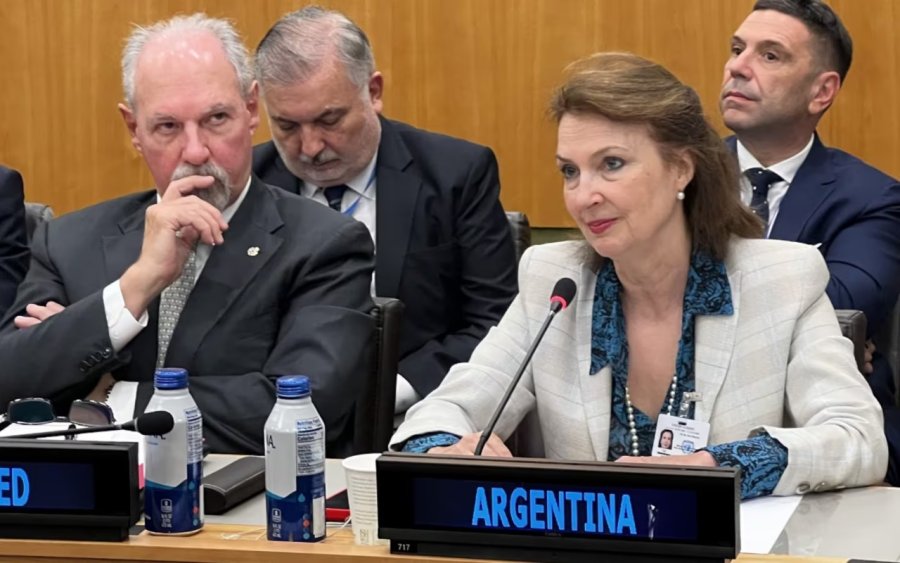 Diana Mondino Anunci&oacute; en la ONU la "disociaci&oacute;n" argentina de la cumbre mundial.