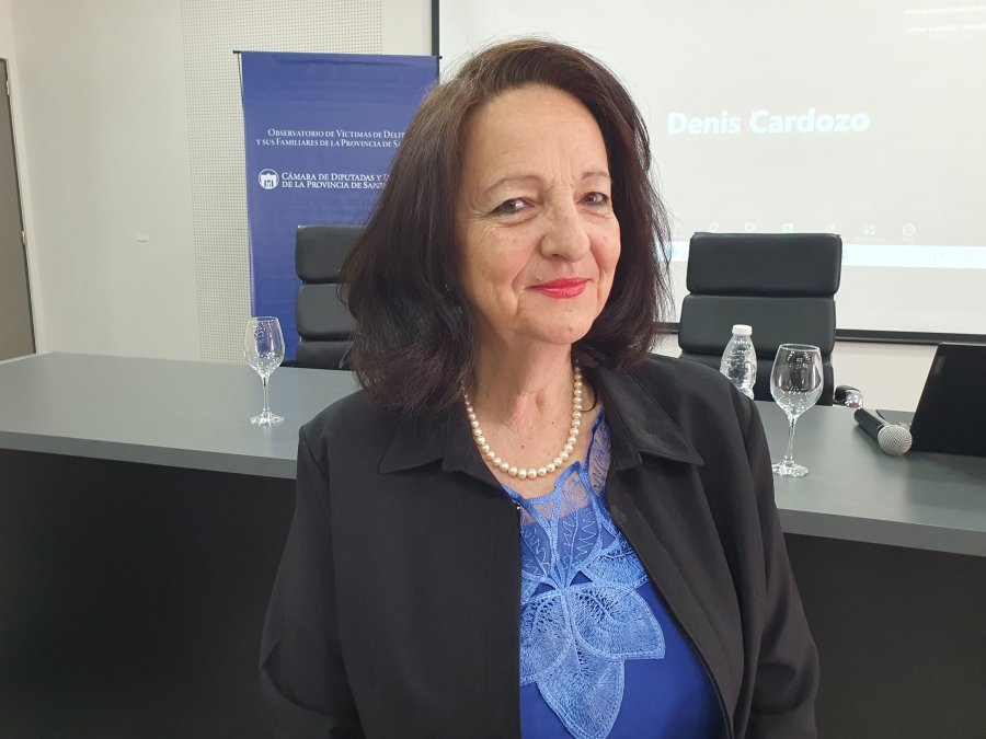 La diputada provincial Ver&oacute;nica Baro Graf pas&oacute; por Rafaela.