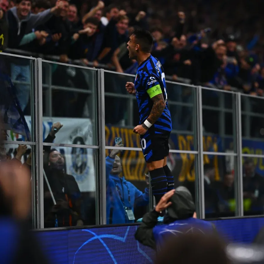 GRITO DE GOL PARA EL TORO MART&Iacute;NEZ EN EL TRIUNFO DE INTER